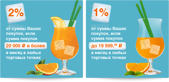 Возврат до 2%