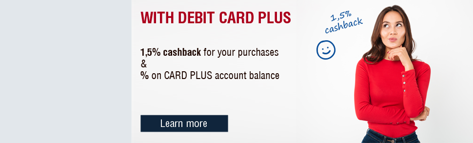 Debit card CARD PLUS